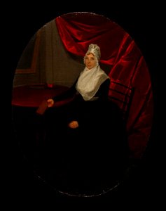 Ralph Earl - Portrait of a Connecticut Clockmaker's Wife - 1967.136.3 - Smithsonian American Art Museum