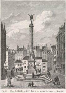 Place du Châtelet en 1807