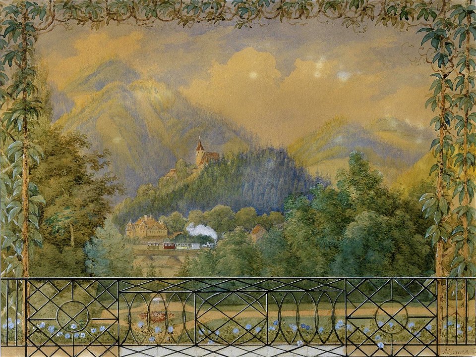 Raimund Mössmer Blick von der Terasse