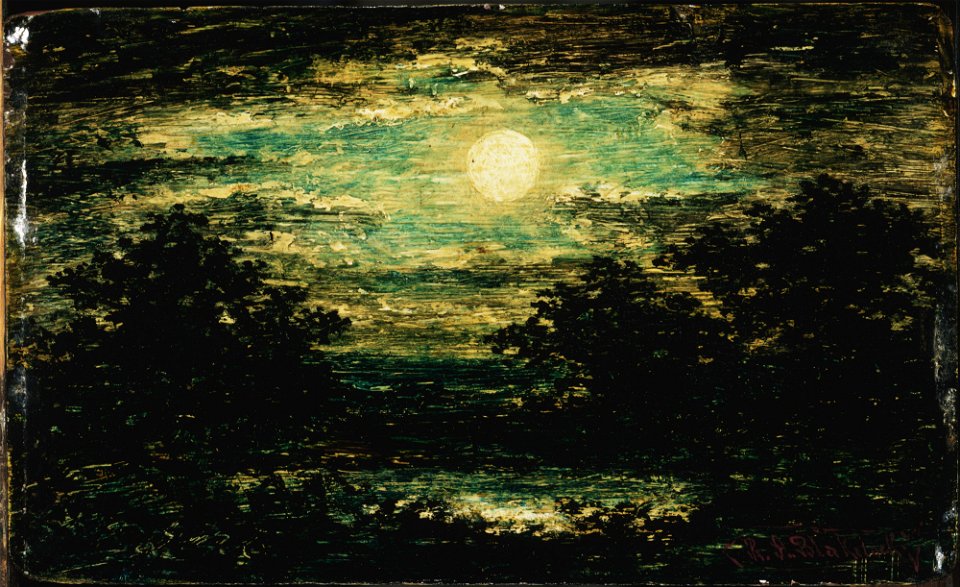 Ralph Albert Blakelock - Moonlight - Google Art Project (27466953)