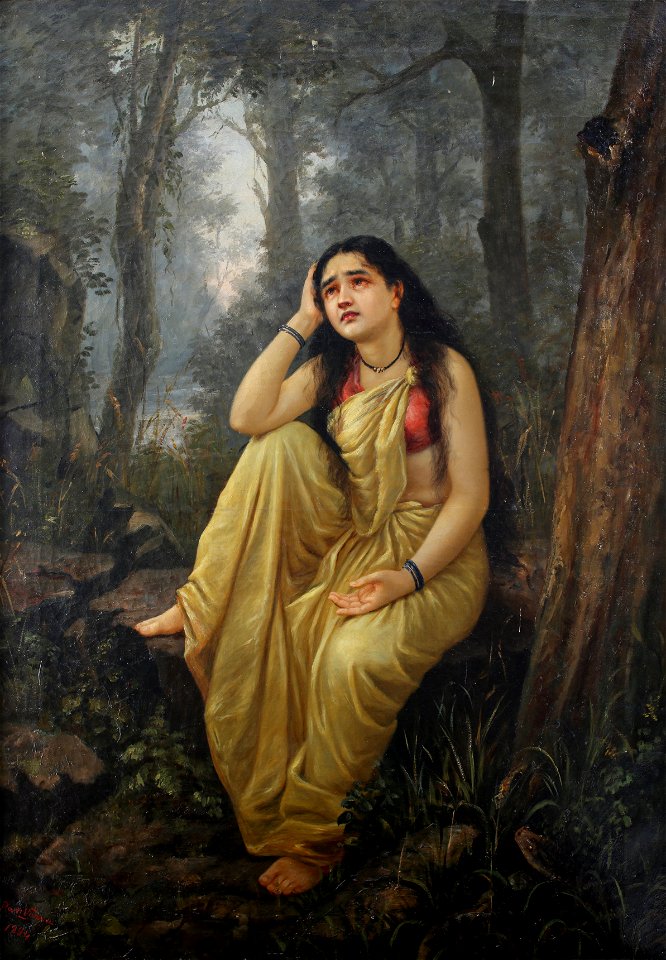 Raja Ravi Varma, Damayanti Vanavasa