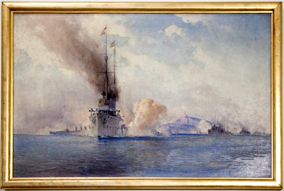 Ramberg - Bombarding of Pelagosa, 1915, HGM, 2017-03-08