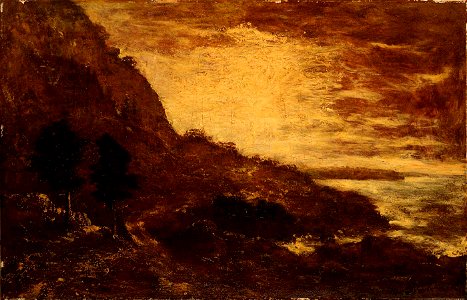 Ralph Albert Blakelock - Sunset, Navarro Ridge, California Coast - 1909.7.6 - Smithsonian American Art Museum