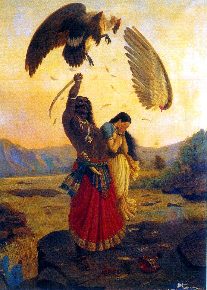 Raja Ravi Varma, Jatayu vadha, 1906