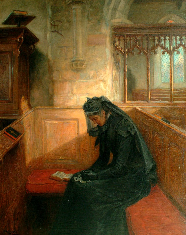 Ralph Hedley The Widow 1899