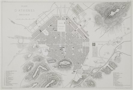 Plan d'Athènes - Rey Etienne - 1867