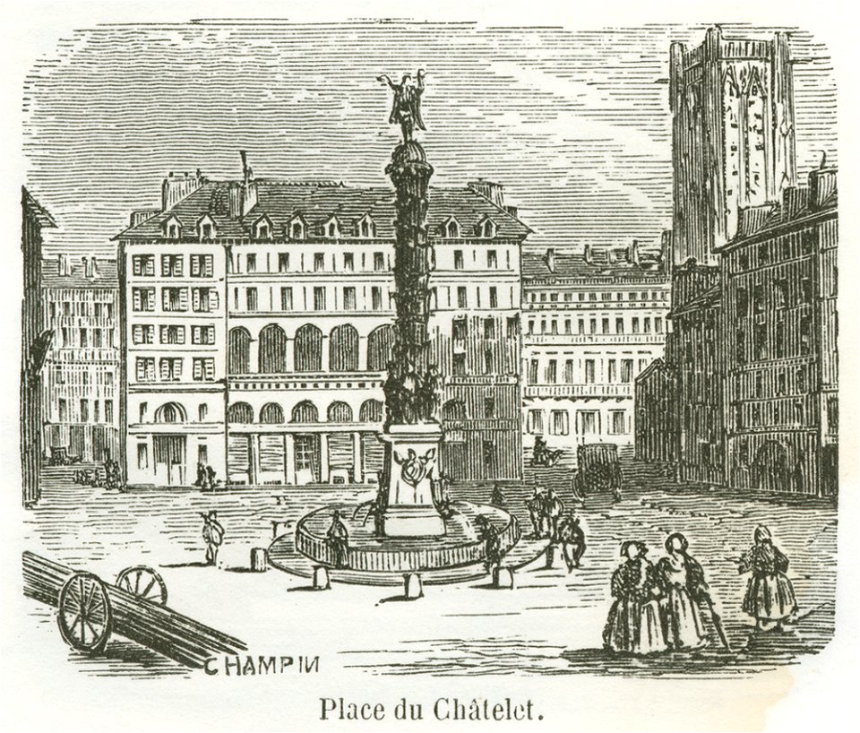 Place du Châtelet, 1855