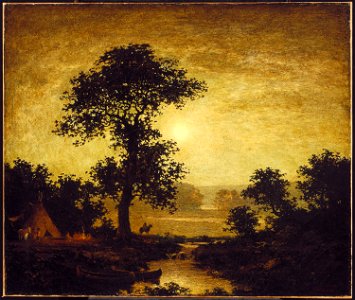 Ralph Albert Blakelock - Moonlight - Google Art Project
