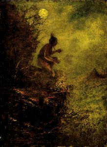 Ralph Albert Blakelock - The Signal Fire - 2001.74 - Smithsonian American Art Museum