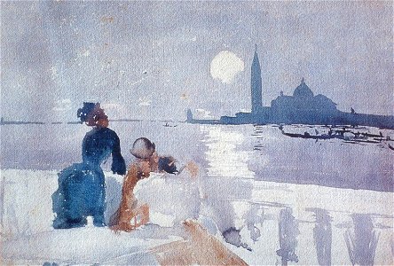 Ralph Curtis - San Giorgio by Moonlight
