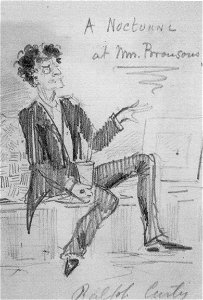 Ralph Curtis - A Nocturne at Mrs. Bronson's (James McNeill Whistler)