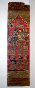 Rama and Sita enthroned with Hanuman and six devotees (6125064154)