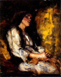 Ralph Curtis - Portrait of a Lady