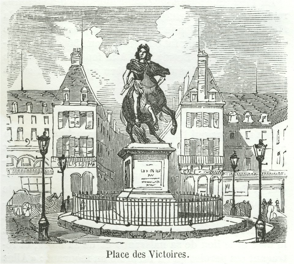 Place des Victoires, 1855