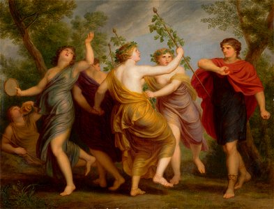 Rakúsky maliar z 1. polovice 19. storočia - Bacchanálie - O 1838 - Slovak National Gallery