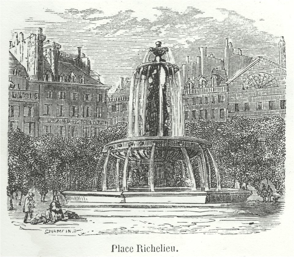 Place Richelieu, 1855