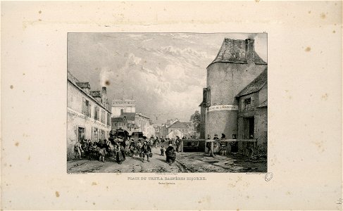Place du Trey à Bagnères Bigorre (Hautes Pyrénées) - Fonds Ancely - B315556101 A JACOTTET 1 047