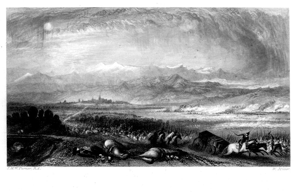 Placenza proof engraving by William Miller after Turner R529