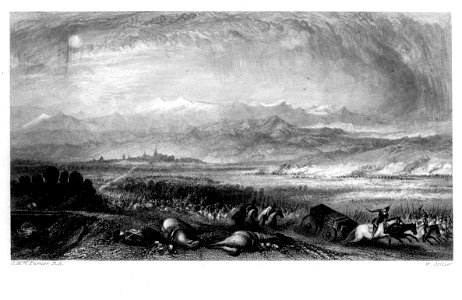 Placenza proof engraving by William Miller after Turner R529