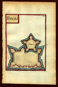 Plan of Tercki, on the Tumenka River, 1683
