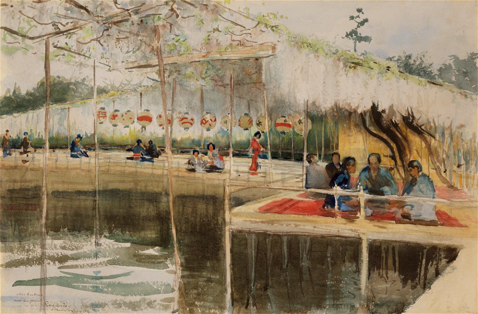 Ralph Wormeley Curtis - A Japanese Tea-House - P11n16 - Isabella Stewart Gardner Museum