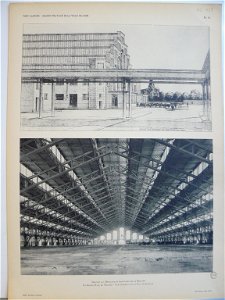 Planche 44. — Marché aux bestiaux et abattoirs de La Mouche