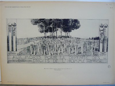 Planche 51. — Monument aux Morts auprès du cimetière de Loyasse