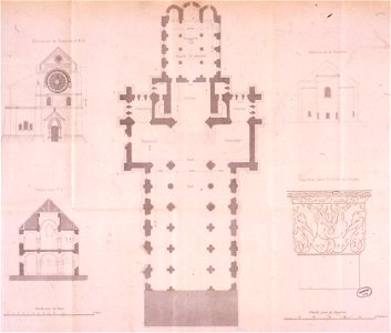 Plan de l'abbatiale de Neuwiller-lès-Saverne