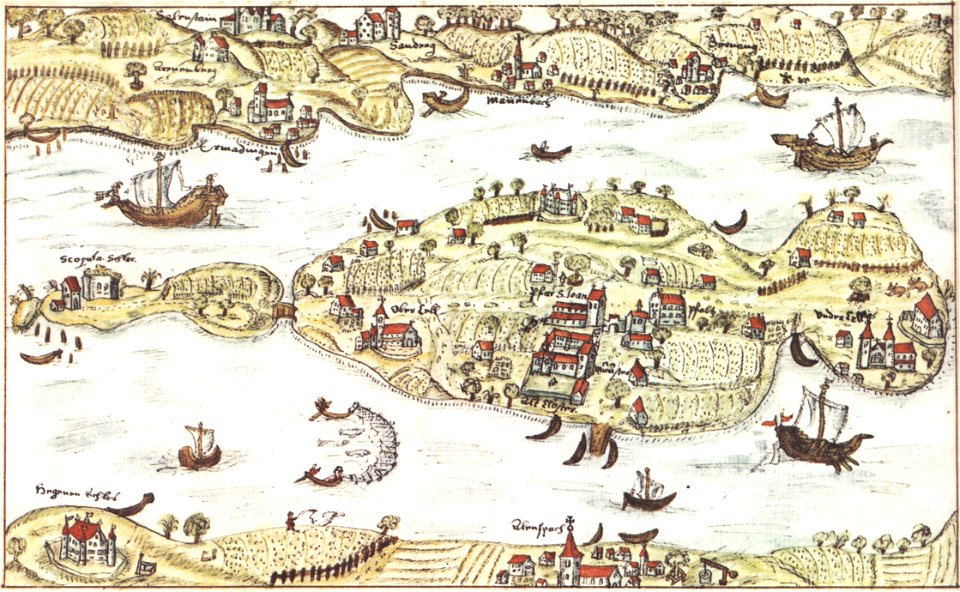 Plan der Insel Reichenau 1627