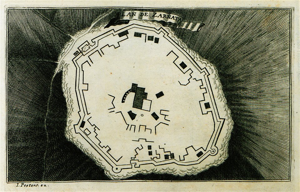 Plan de Zarnata - Peeters Jacob - 1690