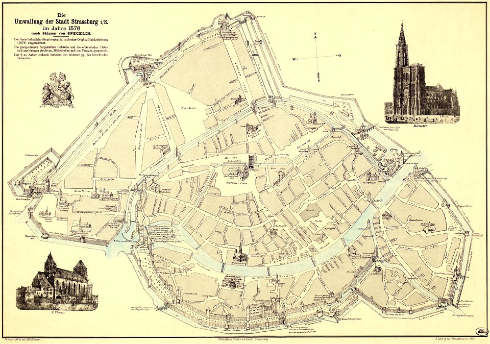 Plan der Stadt Straßburg (1576)