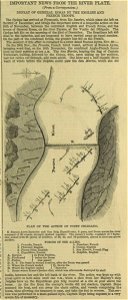 Plan of the action of Point Obligado - ILN 1846-0131-0005. Free illustration for personal and commercial use.