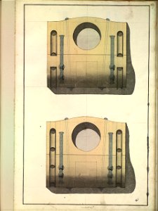 Plans d'éléments de mâture XVIIIè siècle 13