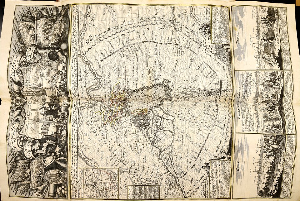 Plan de la ville et de la citadelle de Lille, assiegée... - CBT 6625652