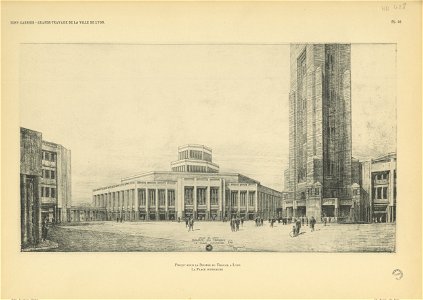 Planche 36. — Projet pour la Bourse du Travail à Lyon