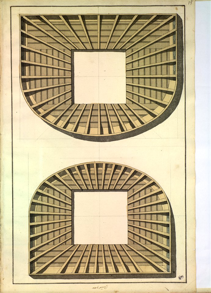 Plans d'éléments de mâture XVIIIè siècle 9