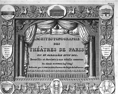 Pl1 Frontispiece - Donnet 1821 Architectonographie - GB-Ghent