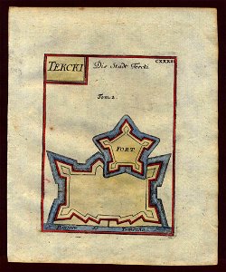 Plan of Tercki, on the Tumenka River, 1719