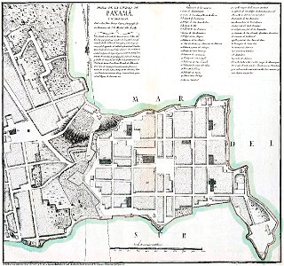 Plano Panamá 1789