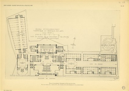 Planche 20. — Ecole d'enseignement théorique et pratique des arts