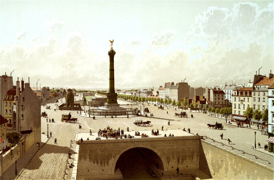 Place de la Bastille, 1841