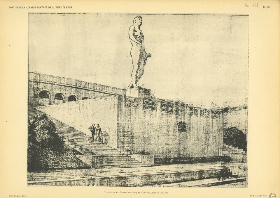 Planche 18. — Stade pour les sports athlétiques