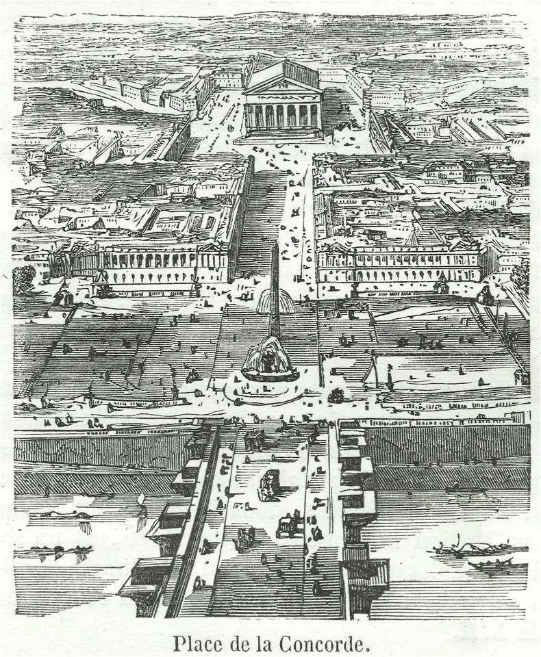 Place de la Concorde, 1855
