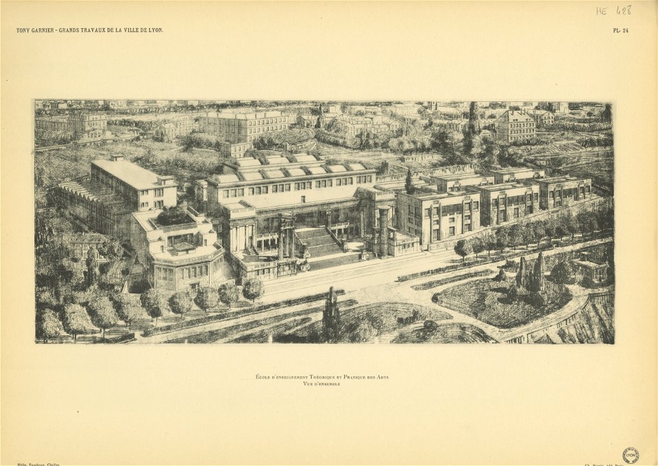 Planche 24. — Ecole d'enseignement théorique et pratique des arts