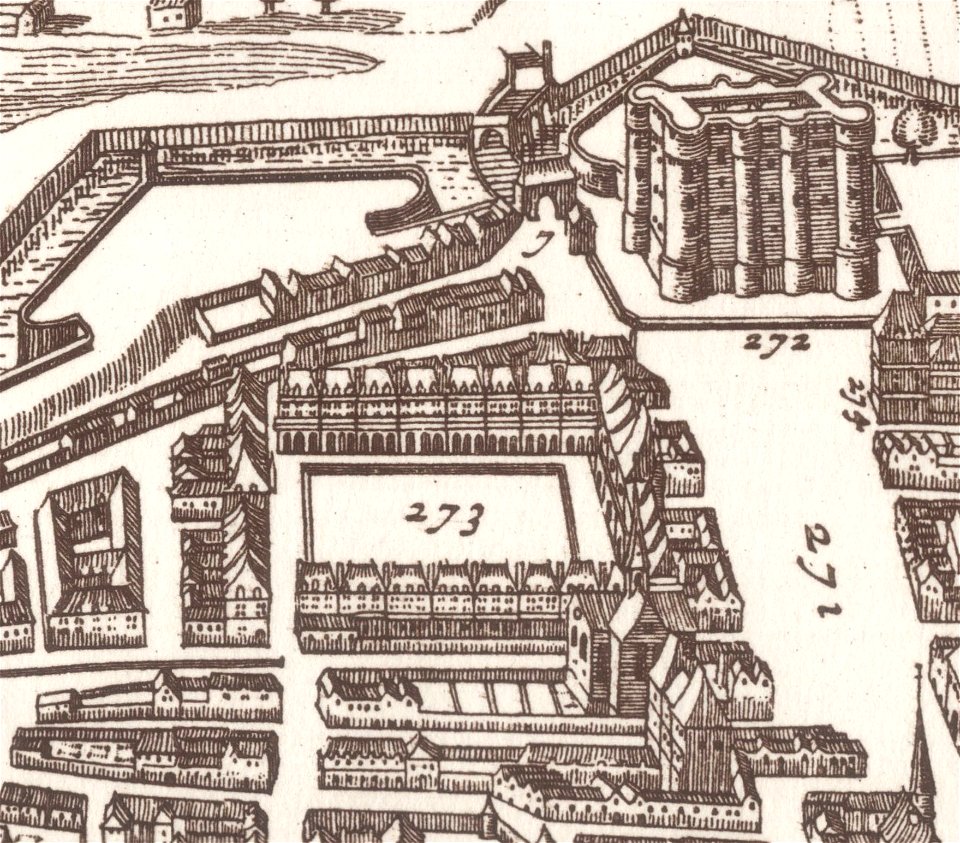 Place des Vosges in 1618