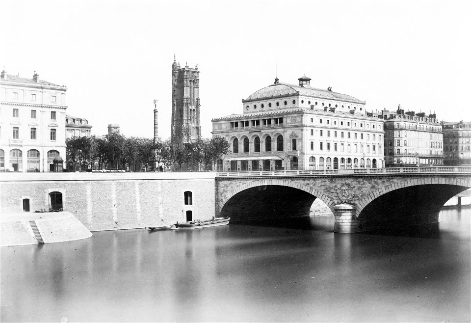 Place du Chatelet by Edouard Baldus