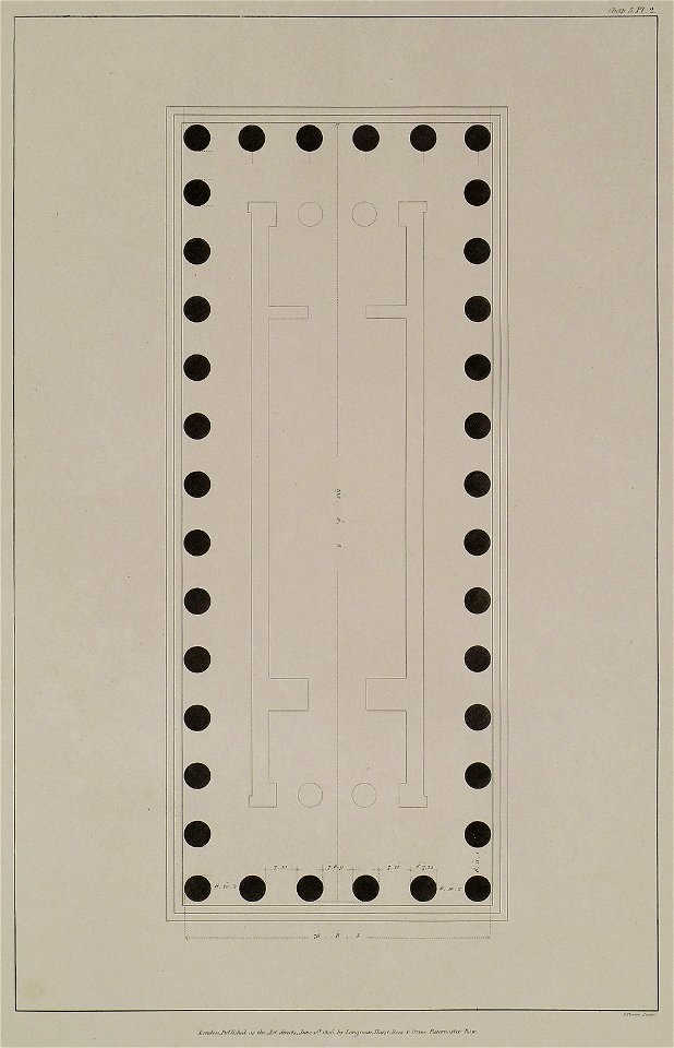 Plan of the Temple (2) - Wilkins William - 1807
