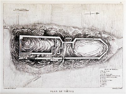 Plan of Tiryns - Gell William - 1810