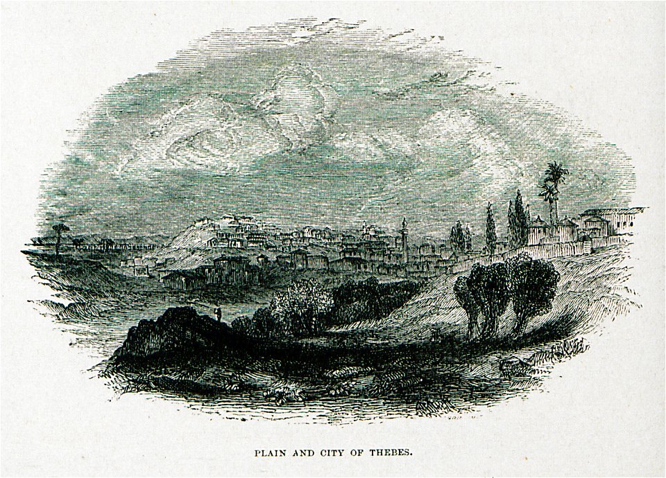 Plain and city of Thebes - Wordsworth Christopher - 1882