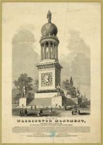 Plan of a Washington monument, designed by William Wallace, Esq LCCN2003674229